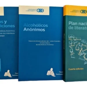 Colección de Libros AA – Doce Pasos, Doce Tradiciones y Plan Nacional de Literatura